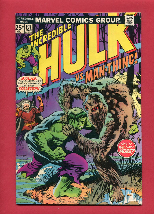 Incredible Hulk #197 (Mar 1976), 5.5 FN-