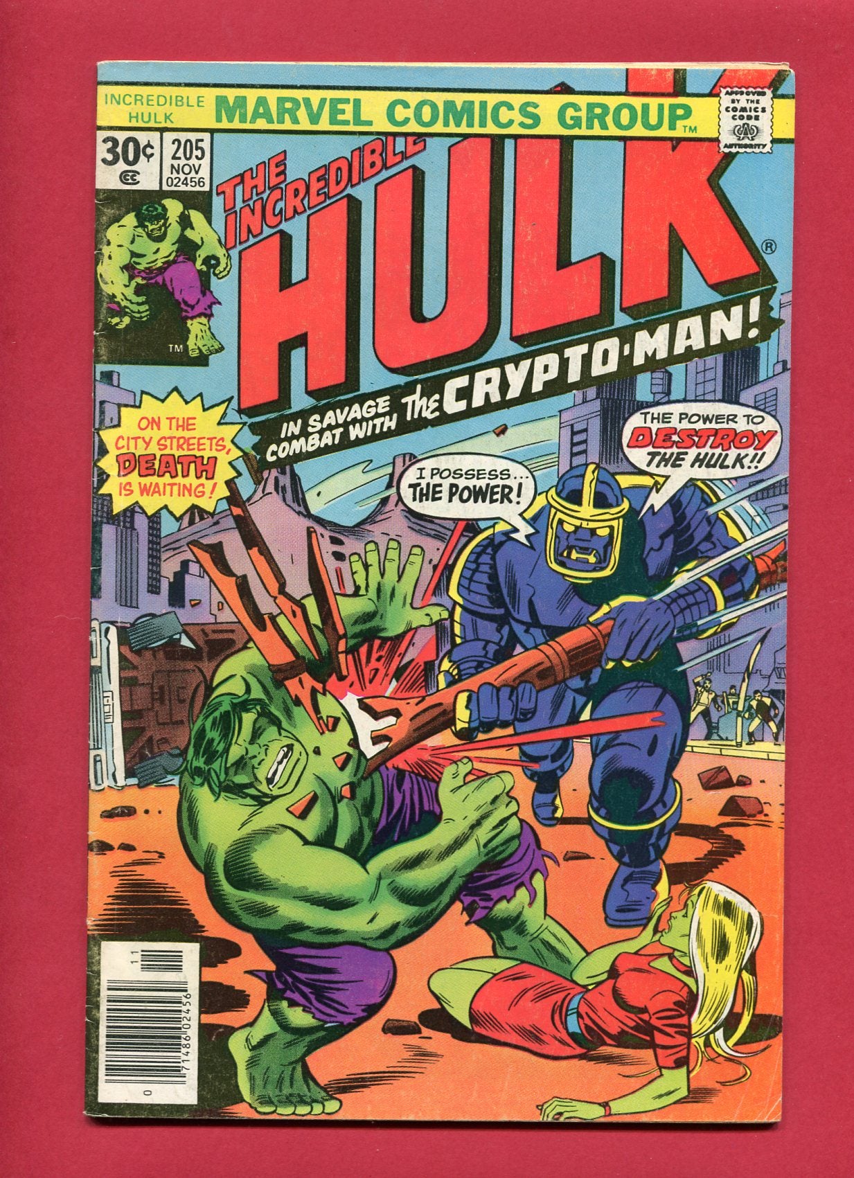 Incredible Hulk #205 (Nov 1976), 6.0 FN