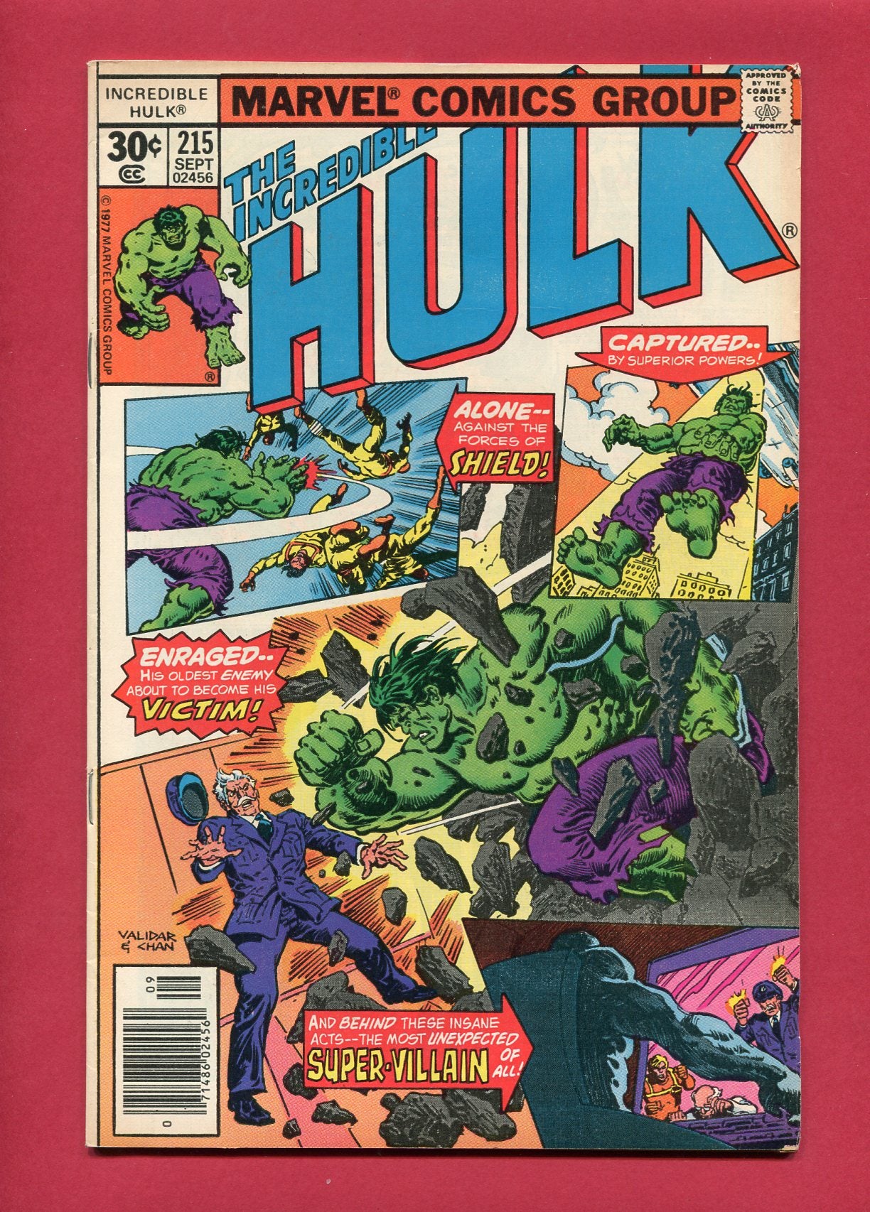 Incredible Hulk #215 (Sep 1977), 7.0 FN/VF