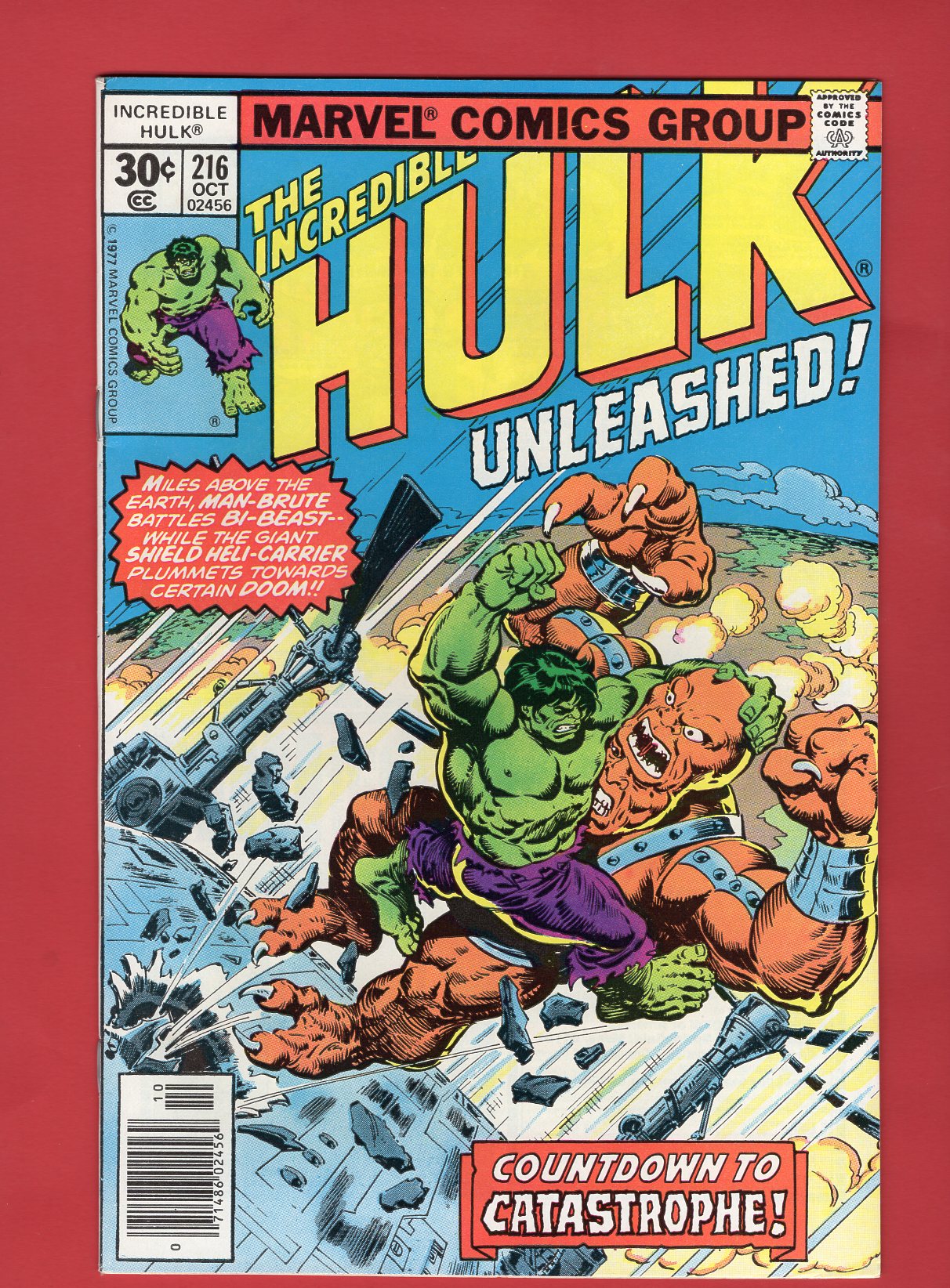 Incredible Hulk #216 (Oct 1977), 8.0 VF