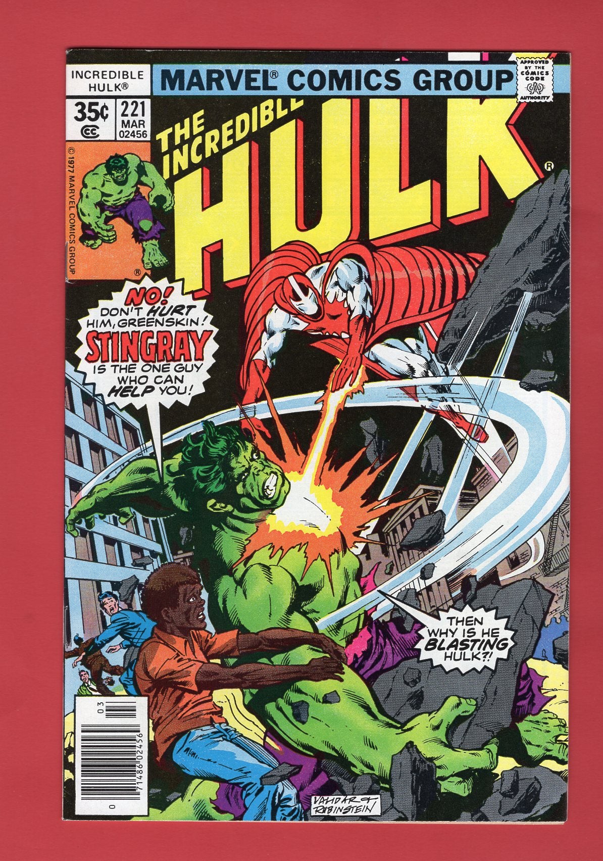 Incredible Hulk #221 (Mar 1978), 8.0 VF