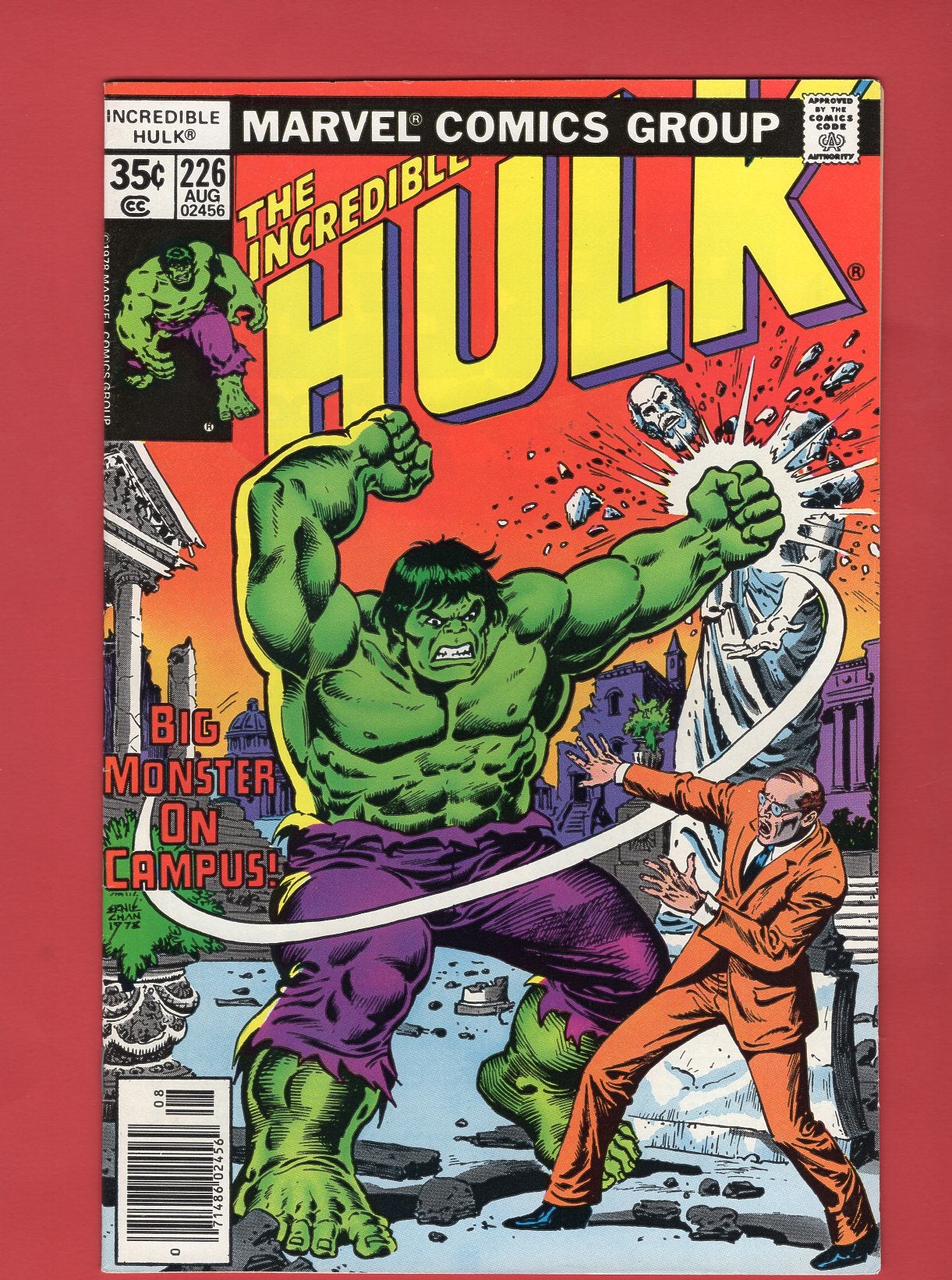 Incredible Hulk #226 (Aug 1978), 8.5 VF+
