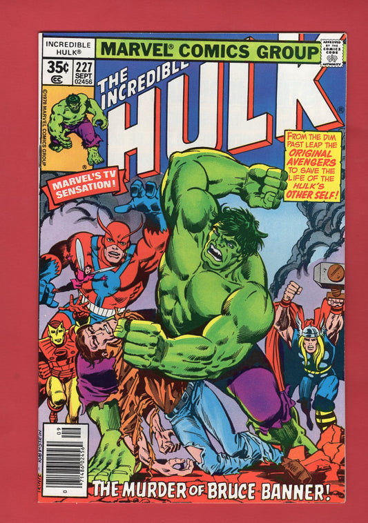 Incredible Hulk #227 (Sep 1978), 7.5 VF-