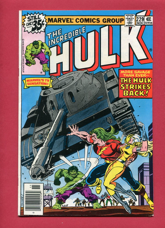 Incredible Hulk #229 (Nov 1978), 8.5 VF+