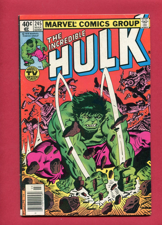Incredible Hulk #245 (Mar 1980), 4.0 VG