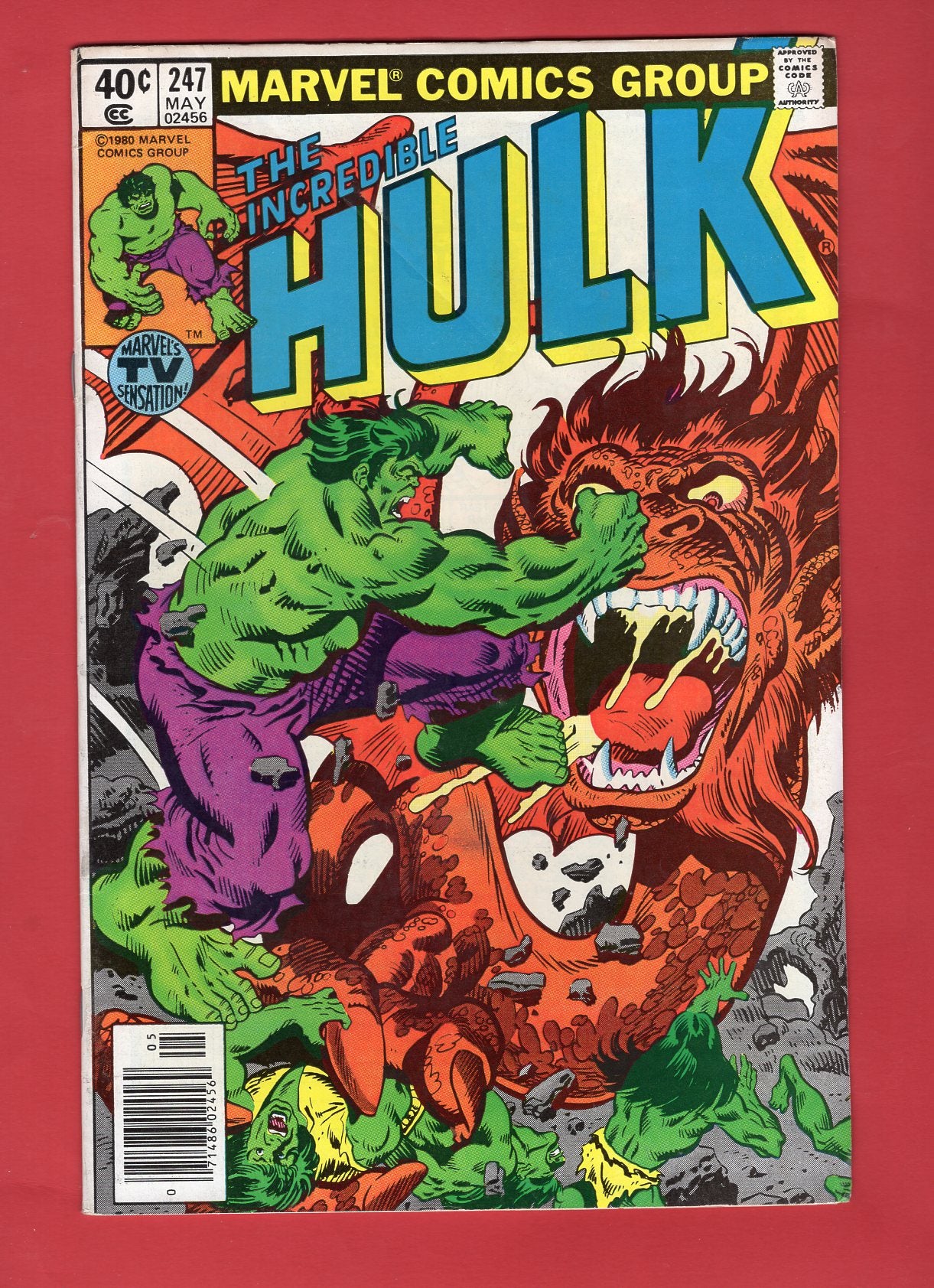 Incredible Hulk #247 (May 1980), 7.5 VF- Newsstand