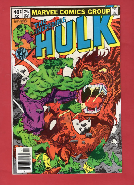 Incredible Hulk #247 (May 1980), 7.5 VF- Newsstand