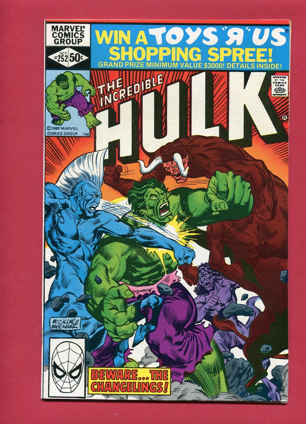 Incredible Hulk #252 (Oct 1980), 8.0 VF