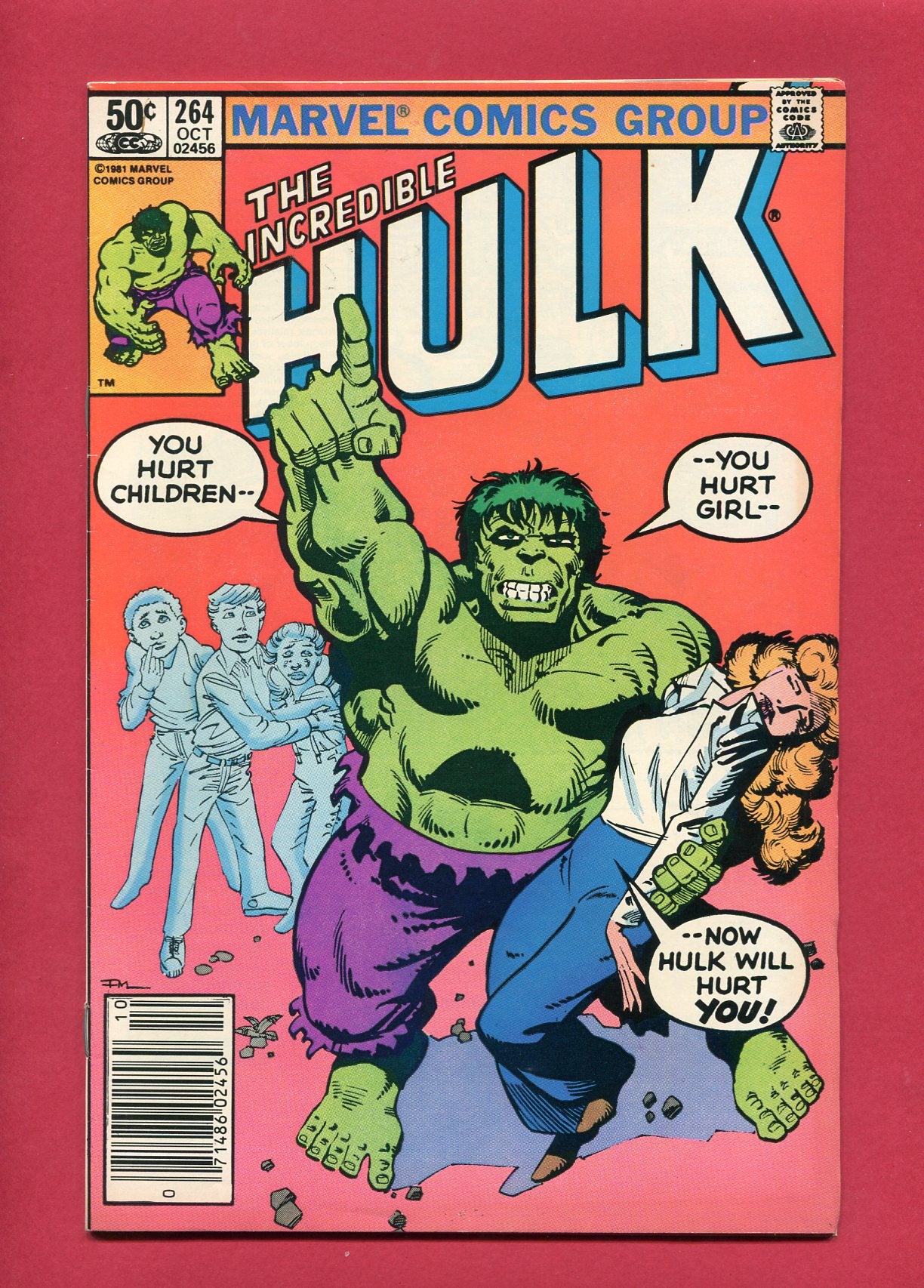 Incredible Hulk #264 (Oct 1981), 8.0 VF