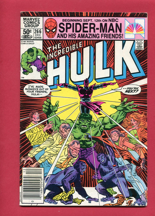 Incredible Hulk #266 (Dec 1981), 5.0 VG/FN