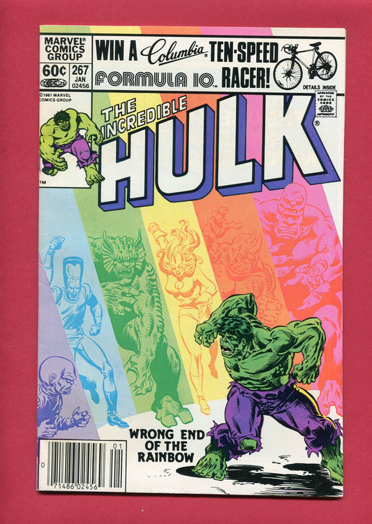Incredible Hulk #267 (Jan 1982), 7.0 FN/VF