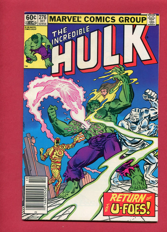 Incredible Hulk #276 (Oct 1982), 8.0 VF