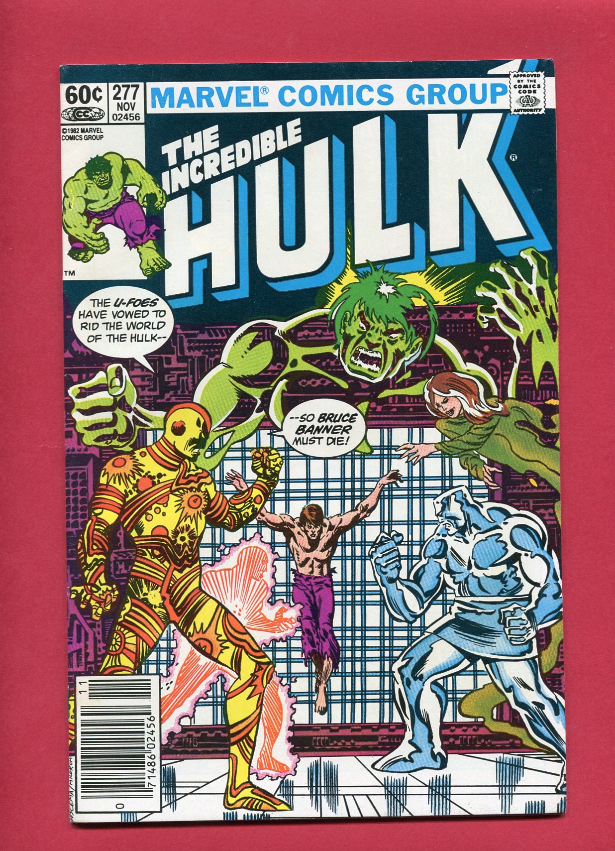 Incredible Hulk #277 (Nov 1982), 7.5 VF-