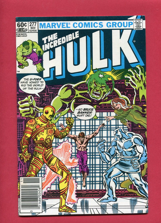 Incredible Hulk #277 (Nov 1982), 7.5 VF-