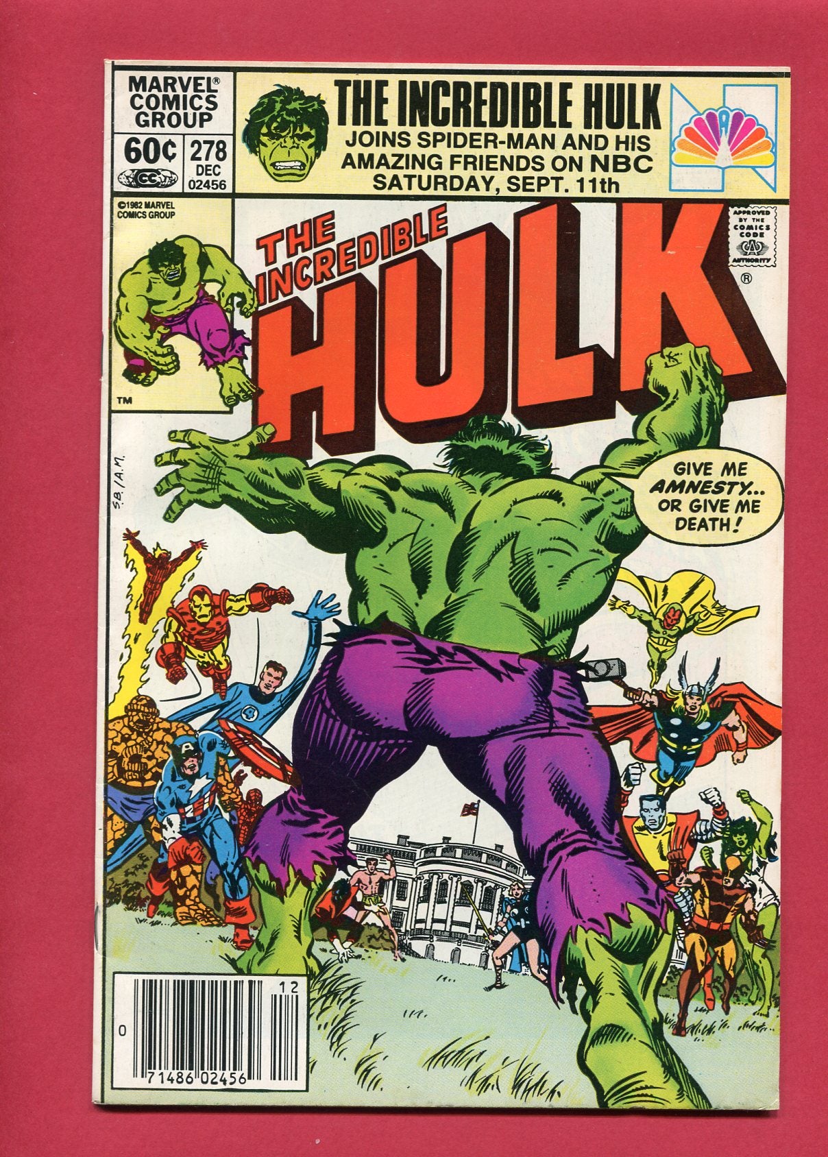 Incredible Hulk #278 (Dec 1982), 7.0 FN/VF