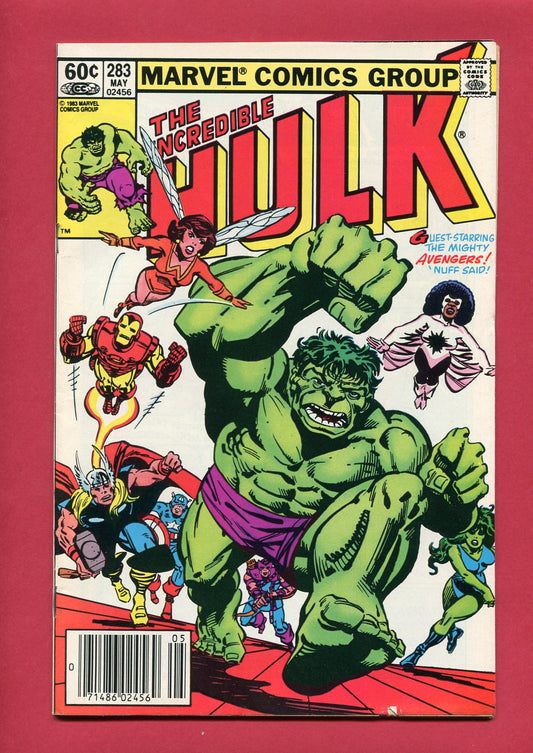 Incredible Hulk #283 (May 1983), 8.0 VF