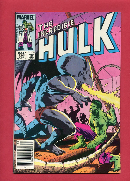 Incredible Hulk #292 (Feb 1984), 8.5 VF+