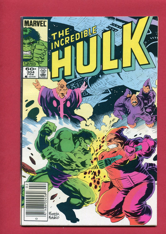 Incredible Hulk #304 (Feb 1985), 7.0 FN/VF
