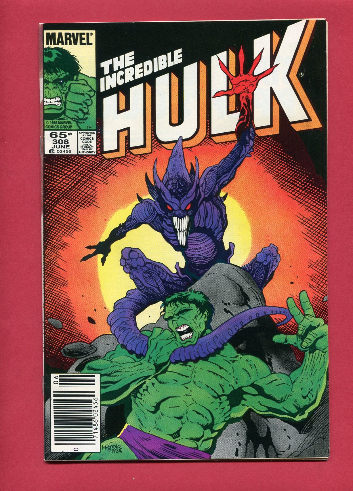 Incredible Hulk #308 (Jun 1985), 8.5 VF+