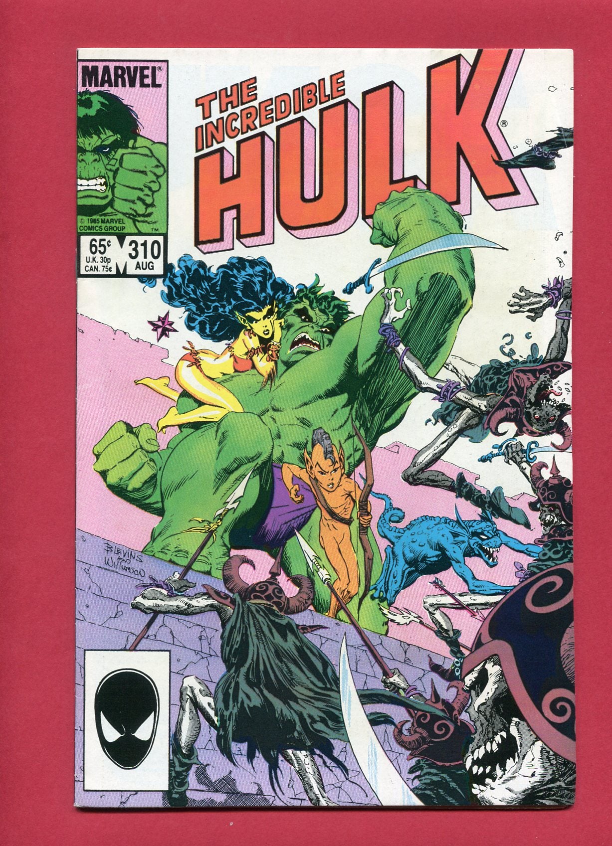 Incredible Hulk #310 (Aug 1985), 7.0 FN/VF