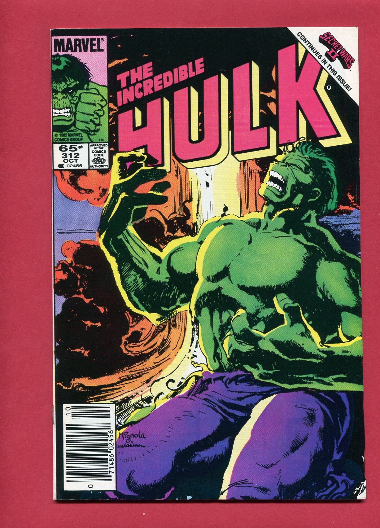 Incredible Hulk #312 (Oct 1985), 9.2 NM-