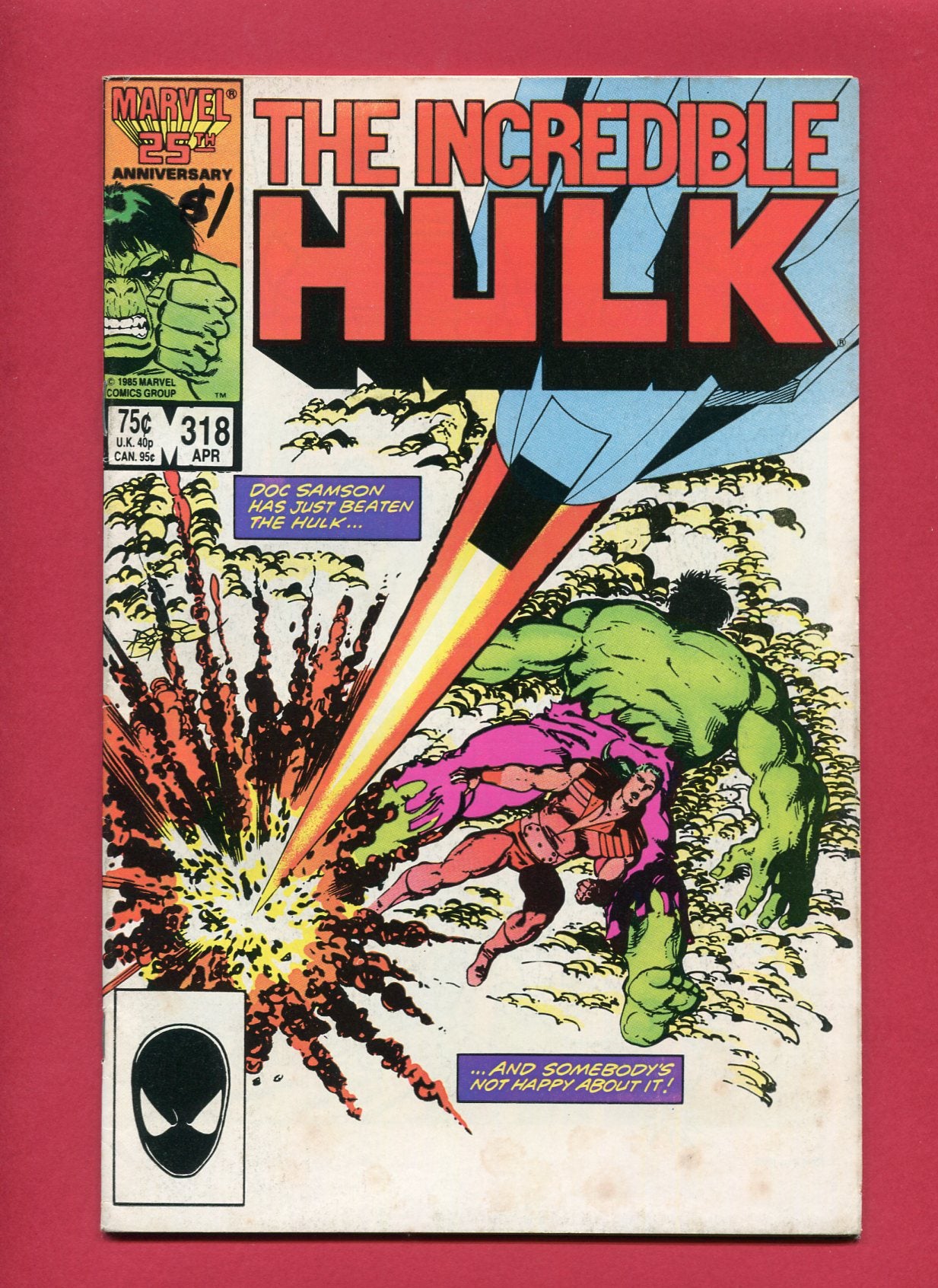 Incredible Hulk #318 (Apr 1986), 6.5 FN+