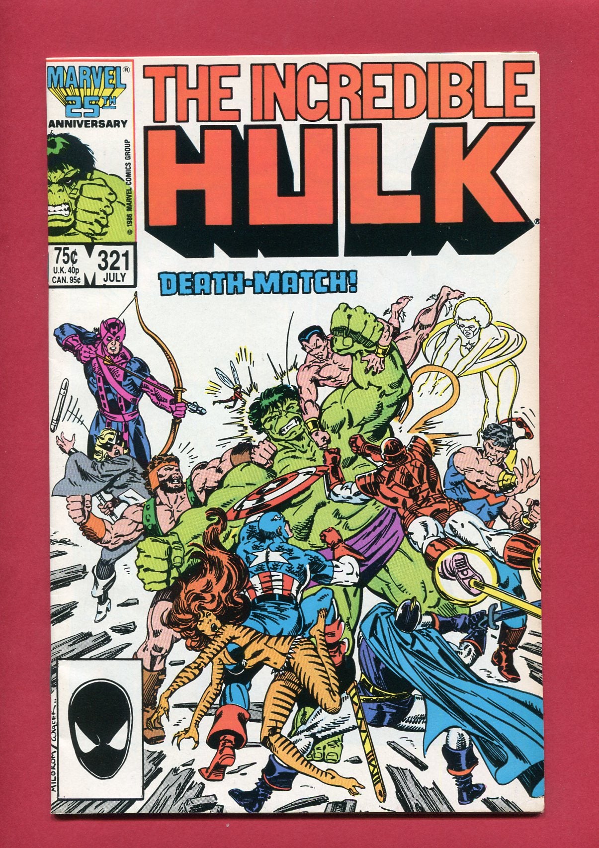 Incredible Hulk #321 (Jul 1986), 8.0 VF