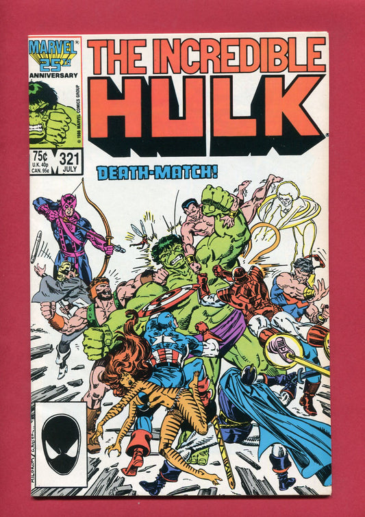 Incredible Hulk #321 (Jul 1986), 8.0 VF