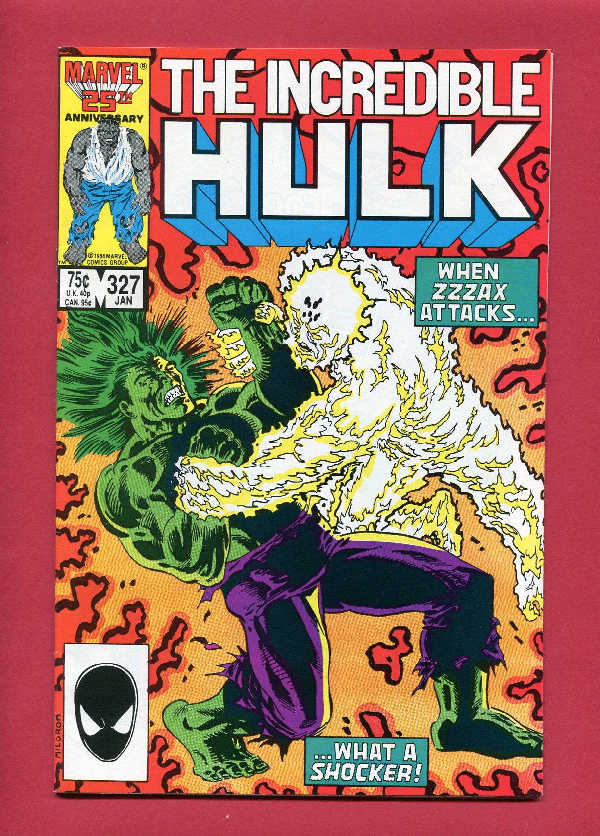Incredible Hulk #327 (Jan 1987), 7.0 FN/VF