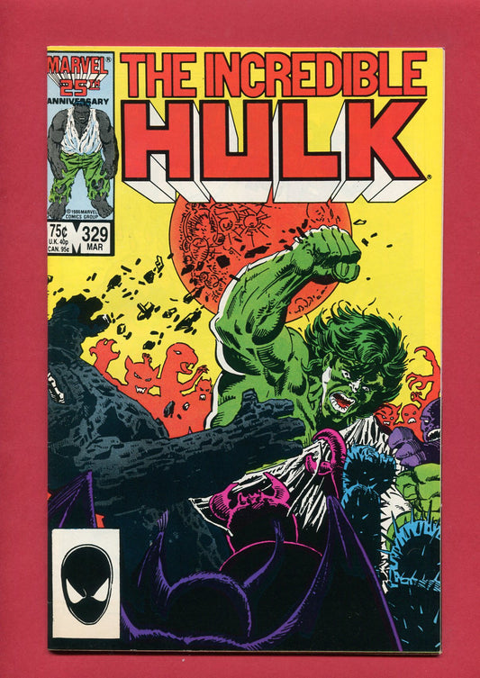 Incredible Hulk #329 (Mar 1987), 8.5 VF+