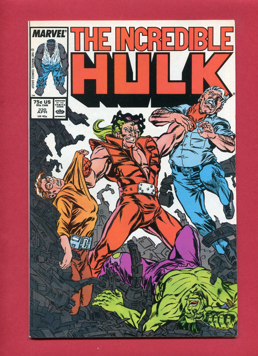 Incredible Hulk #330 (Apr 1987), 8.0 VG