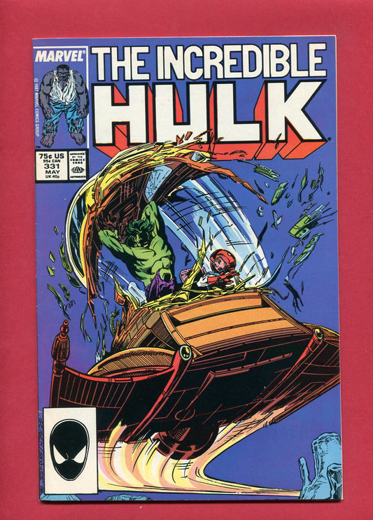 Incredible Hulk #331 (May 1987), 8.0 VF