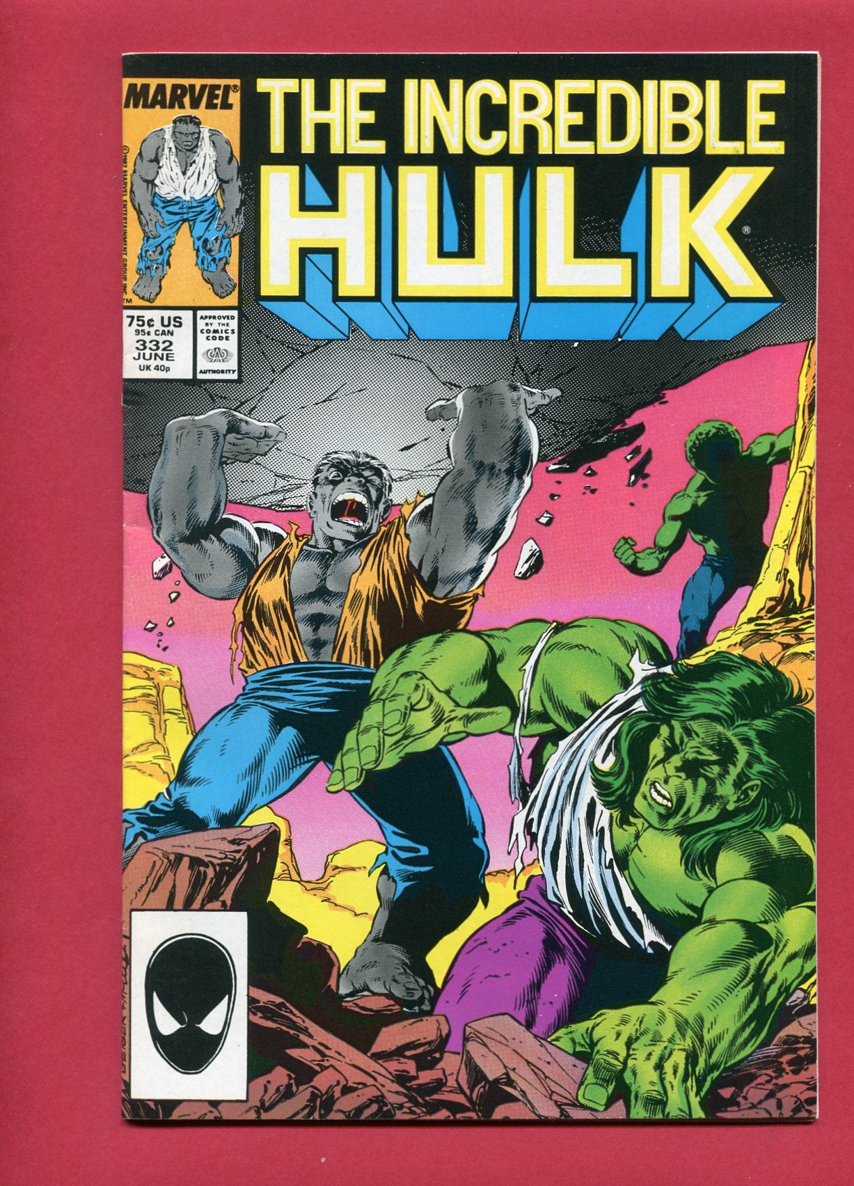 Incredible Hulk #332 (Jun 1987), 7.5 VF-