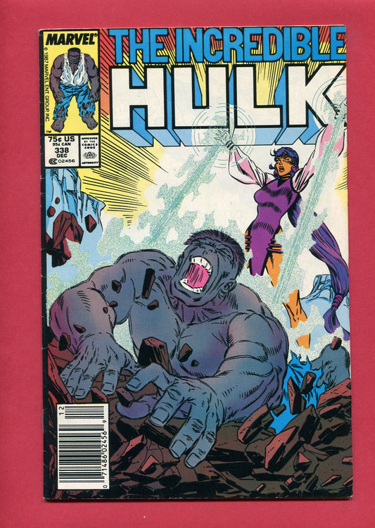 Incredible Hulk #338 (Dec 1987), 6.5 FN+
