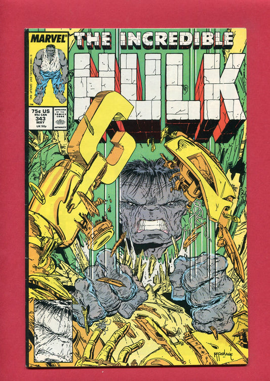 Incredible Hulk #343 (May 1988), 6 FN