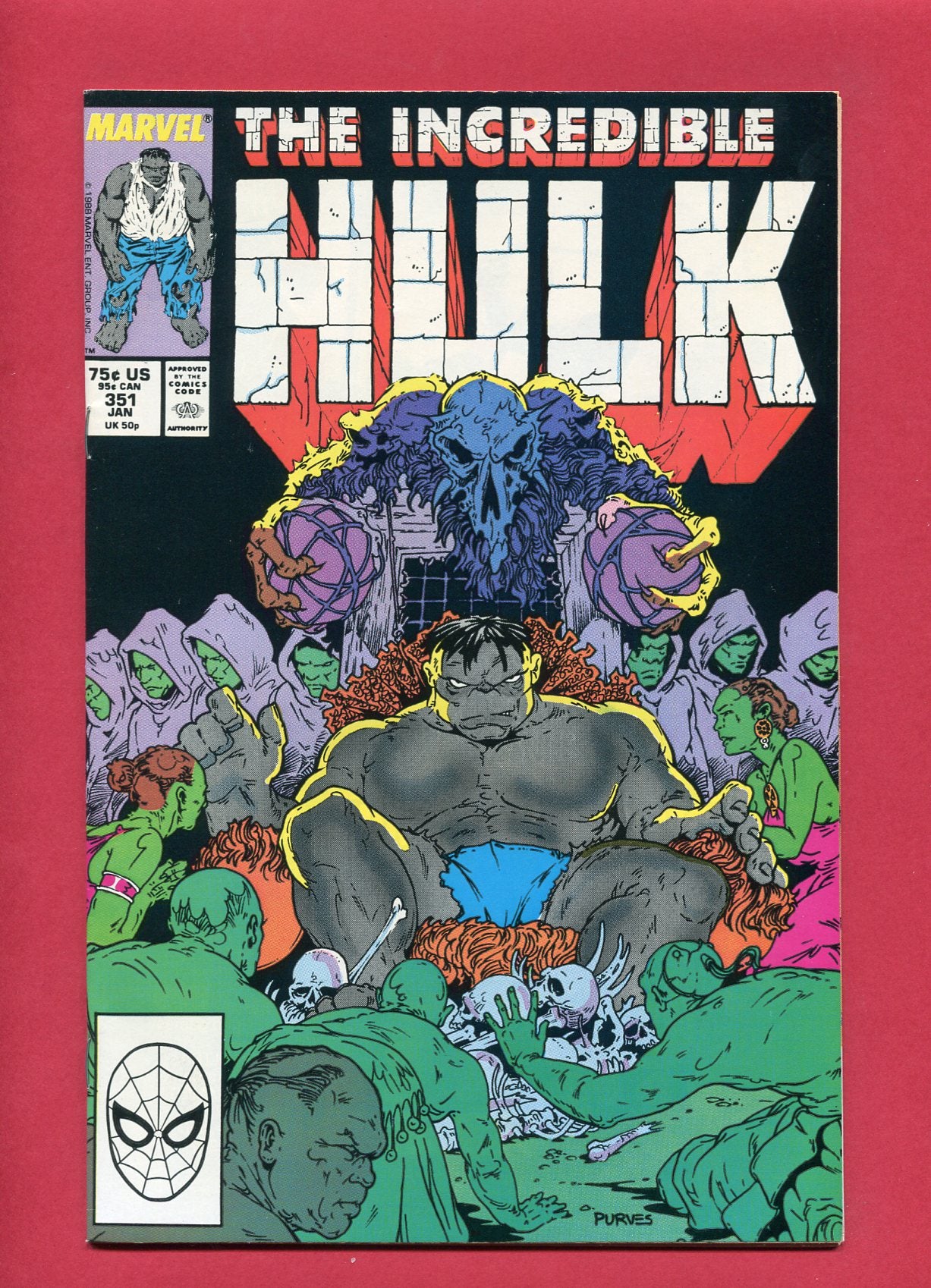 Incredible Hulk #351 (Jan 1989), 9.2 NM-