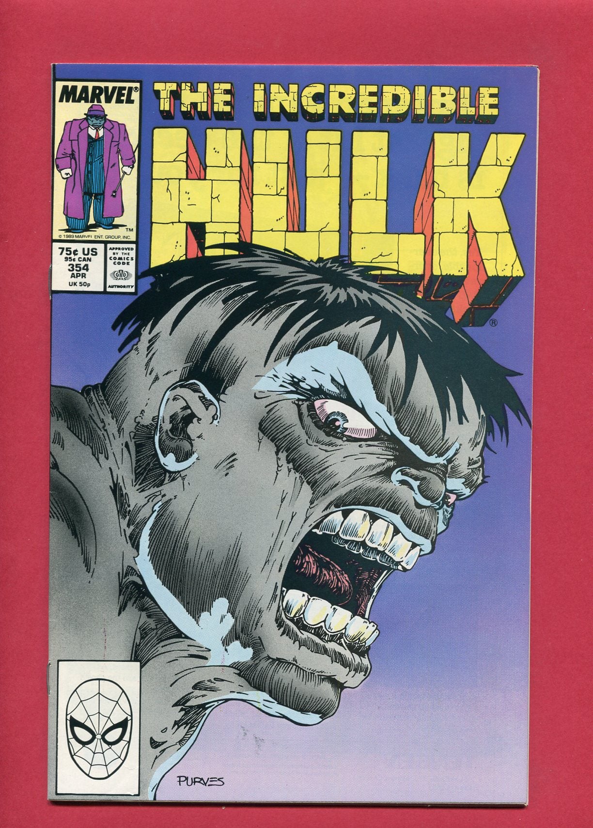 Incredible Hulk #354 (Apr 1989), 8.5 VF+