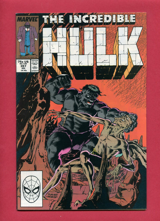 Incredible Hulk #357 (Jul 1989), 7.5 VF-
