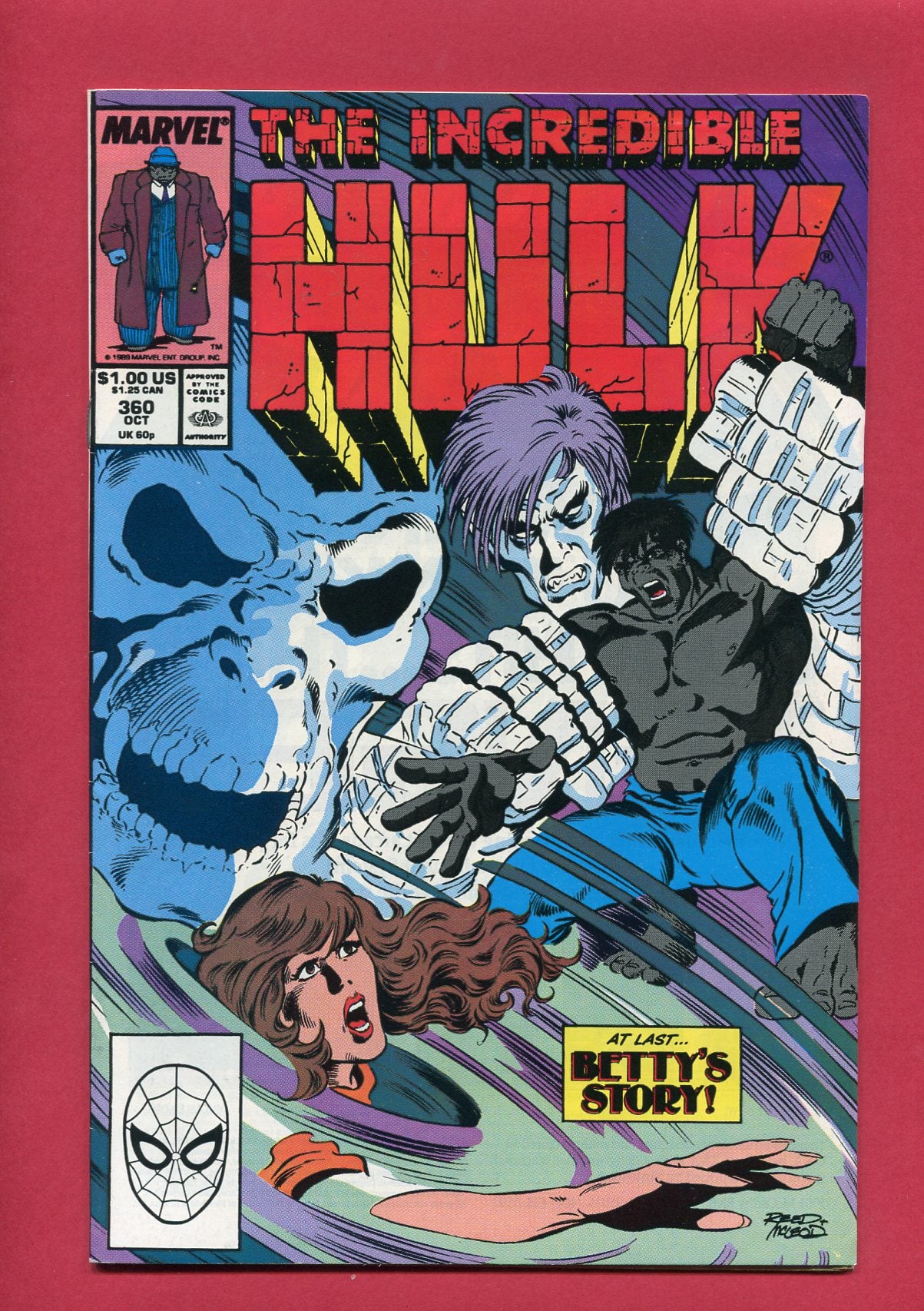 Incredible Hulk #360 (Oct 1989), 8.5 VF+