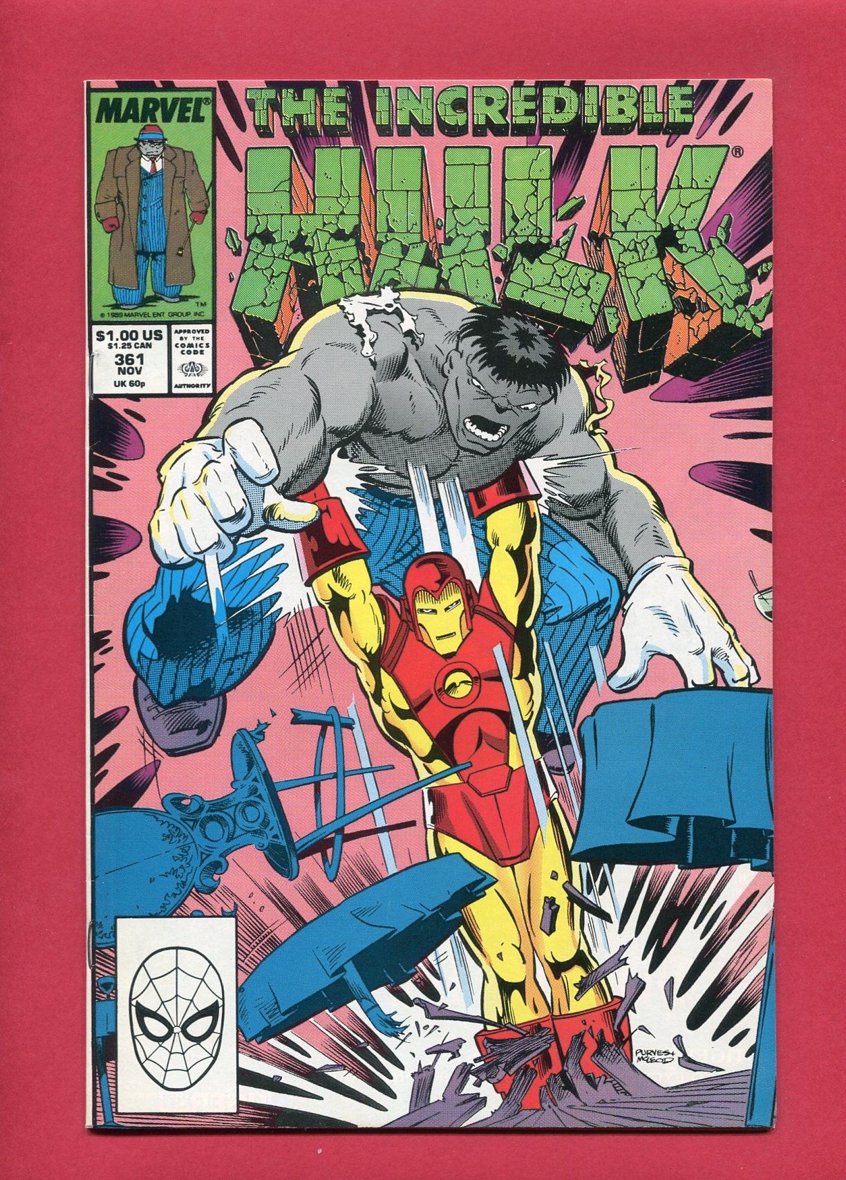 Incredible Hulk #361 (Nov 1989), 8.5 VF+