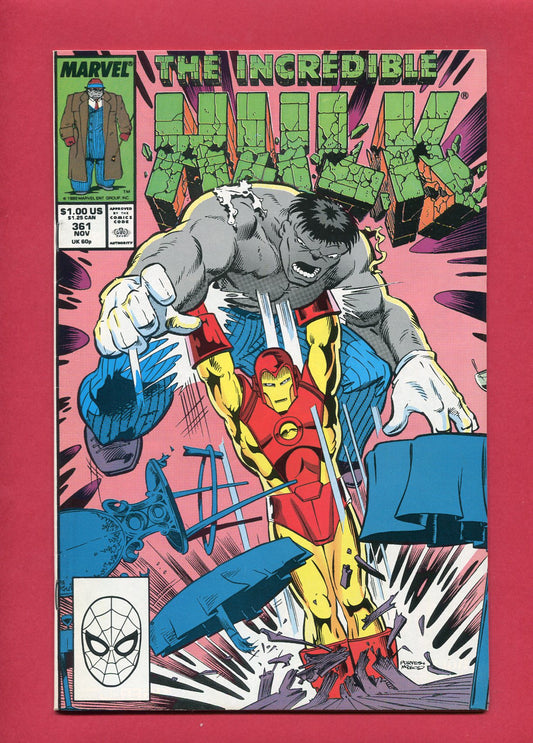 Incredible Hulk #361 (Nov 1989), 8.5 VF+