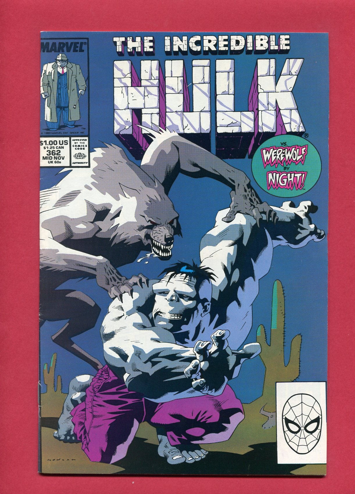 Incredible Hulk #362 (Dec 1989), 7.5 VF-