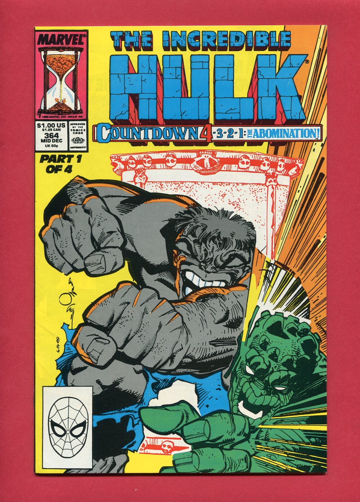 Incredible Hulk #364 (Dec 1989), 8.5 VF+
