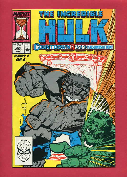 Incredible Hulk #364 (Dec 1989), 8.5 VF+