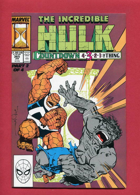 Incredible Hulk #365 (Jan 1990), 7.0 FN/VF