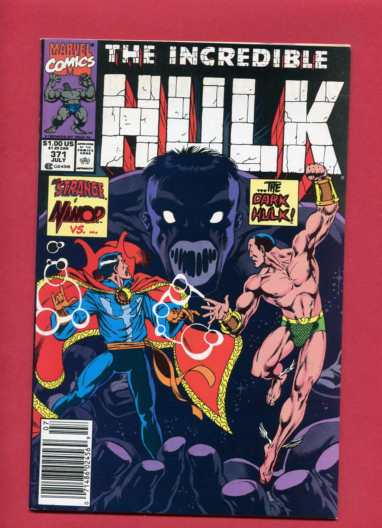 Incredible Hulk #371 (Jul 1990), 7.5 VF-