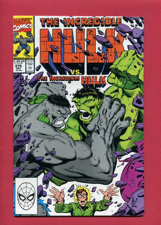 Incredible Hulk #376 (Dec 1990), 7.5 VF-
