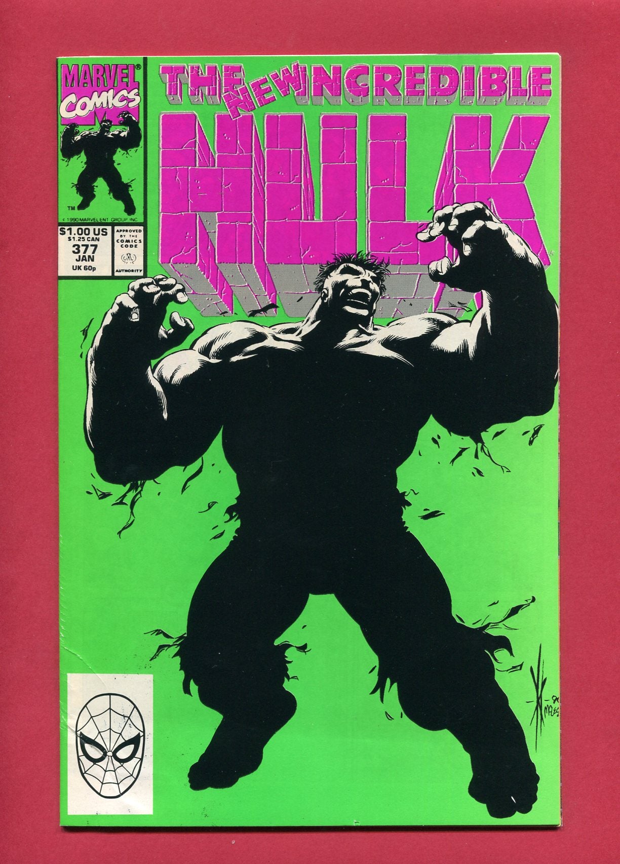 Incredible Hulk #377 (Jan 1991), 6.5 FN+