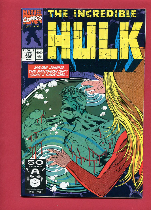 Incredible Hulk #382 (Jun 1991), 8.5 VF+
