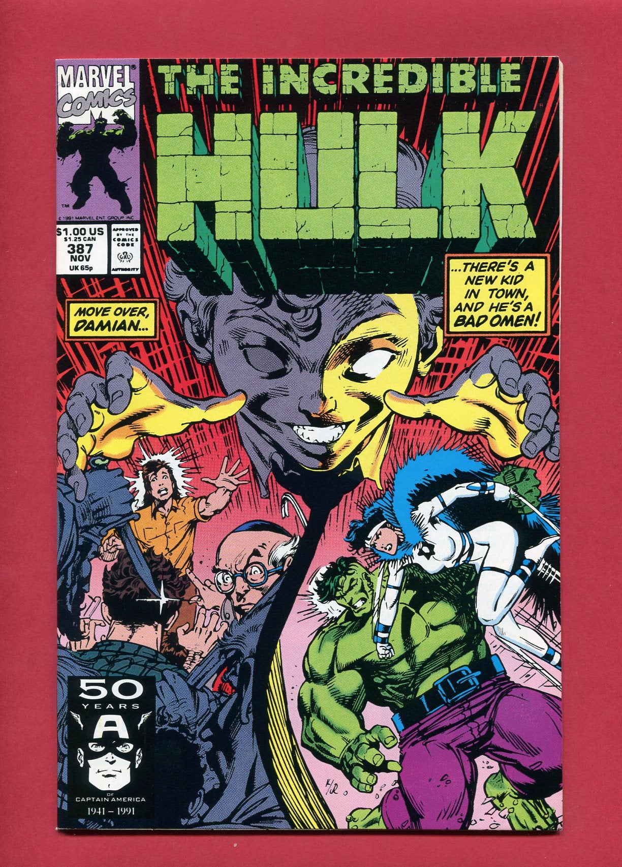 Incredible Hulk #387 (Nov 1991), 8.0 VF